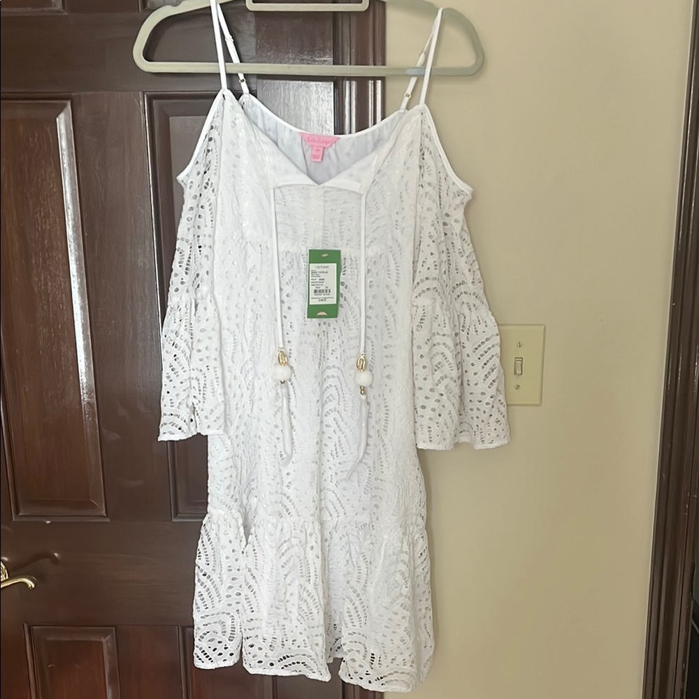 Lilly Pulitzer White Sleeveless Sundress Resort Wear